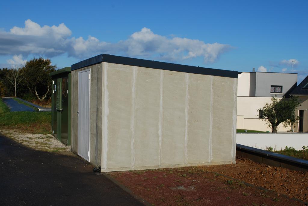 Local poubelle du lotissement de la Lande